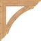 Ekena Millwork Thorton Traditional Smooth Bracket, Western Red Cedar, 5 1/2"W x 38"D x 38"H BKT06X38X38THR01SWR - alternate 3